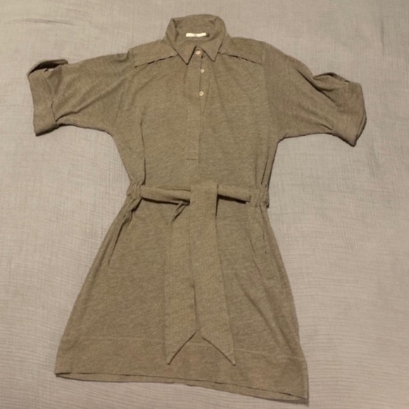 Mike & Chris Dresses & Skirts - Vintage Mike & Chris Khaki Mini Dress with Belt